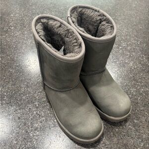 UGG Kids Charcoal Gray Boots